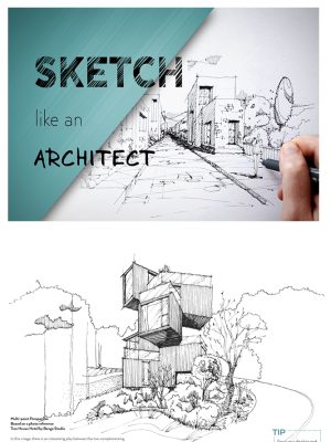 sketch like an 
 architect step by step
آموزش اسکیس قدم به قدم همانند یک معمار